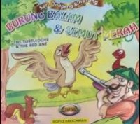 Image of Burung balam & semut merah= the turtledove & the red ant