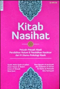 Image of Kitab nasihat: petuah-petuah abadi, pendidikan ruhani & pendidikan