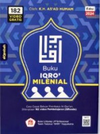 Image of Buku iqro' milenial: cara cepat belajar membaca al-qur'an dilengkapi 182 video pembelajaran (qrcode)