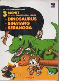 Image of 3 menit belajar pengetahuan umum: dinosaurus, binatang, serangga