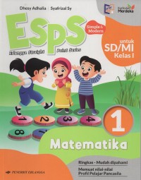 Image of Esps simple & modern untuk sd/mi kelas I vol.1 matematika: ringkas-mudah dipahami-memuat nilai-nilai profil pelajar pancasila